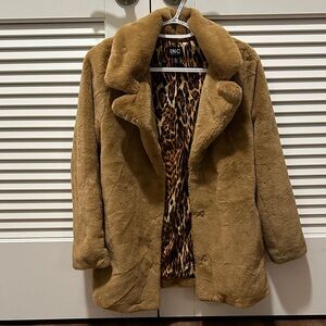 INC International Concepts Tan Teddy Jacket